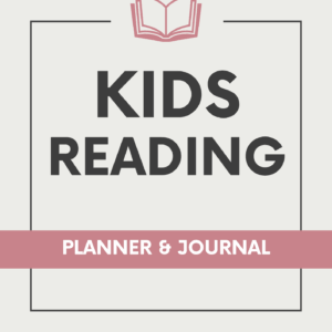 Kids Reading Planner and Journal